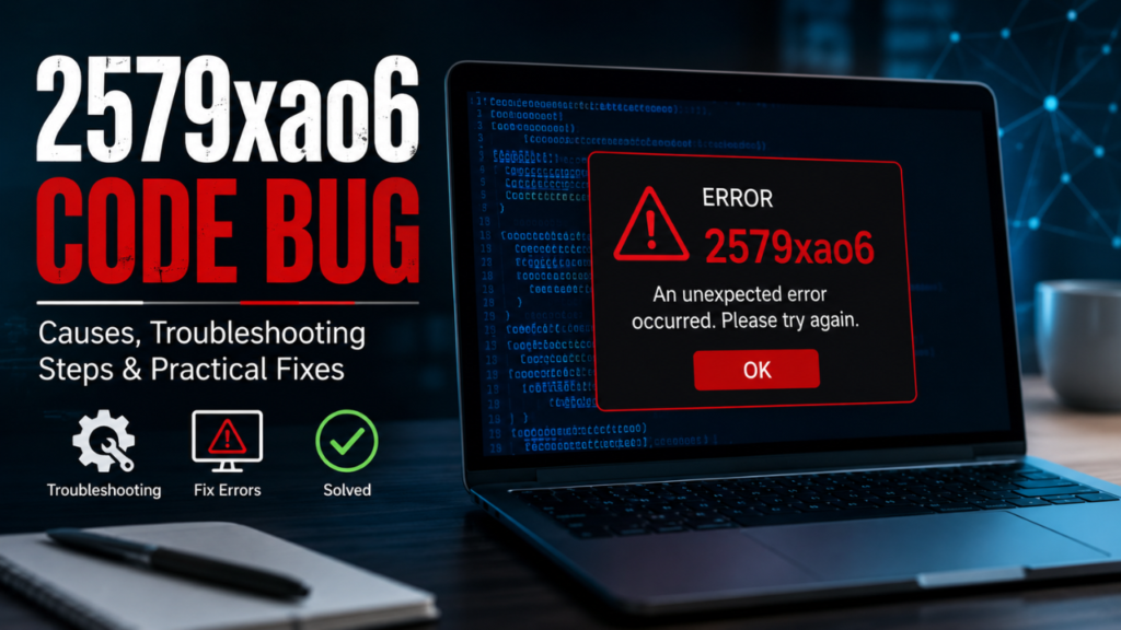 2579xao6 Code Bug: Causes, Troubleshooting Steps, and Practical Fixes