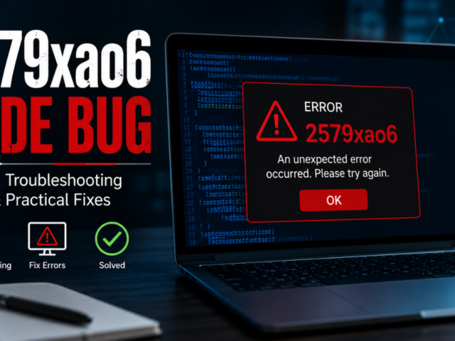 2579xao6 Code Bug: Causes, Troubleshooting Steps, and Practical Fixes