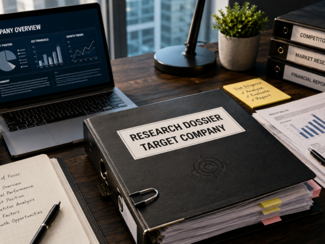 Research Dossier Target Company: A Complete Guide to Smarter Company Research